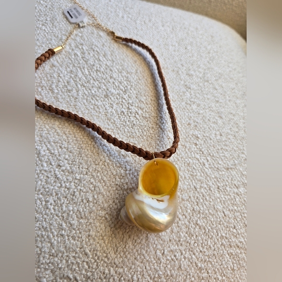 NWT! Free People × Serafina, Sara Choker, Neutral Tan, $38 - Picture 11 of 12